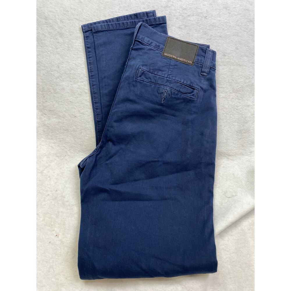NWOT MODERN AMERICAN FITS BY FIDELITY‎ DENIM, 32, Navy